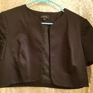 Tahari Black Cover Up Shrug